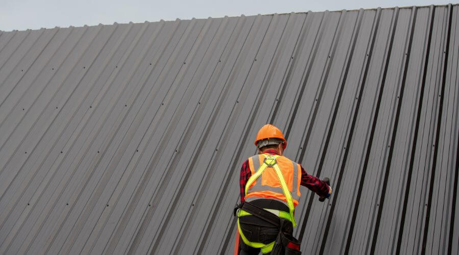 Professional metal roof installation in Flensburg, MN
